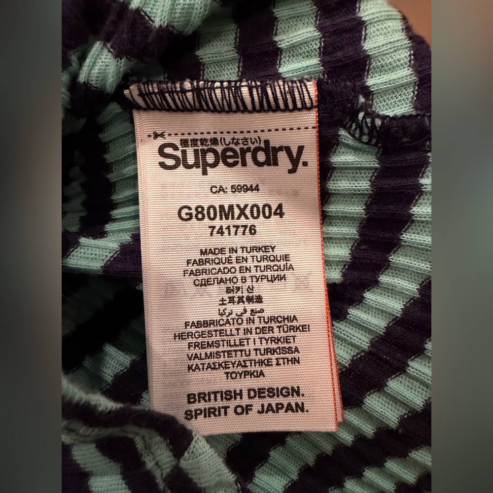 Superdry Sheer Rib Racer Dress - Picture 8 of 10